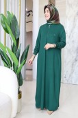 KADO CEPLİ UZUN ELBİSE 257584