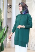KADO ETEK UCU ÇİZGİLİ MERSERİZE TUNİK 2725019