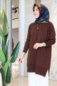 KADO ETEK UCU ÇİZGİLİ MERSERİZE TUNİK 2725019