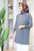 KADO KOLU DÜĞMELİ MERSERİZE TUNİK 2725009