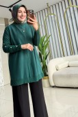 KADO KOLU DÜĞMELİ TUNİK 9520