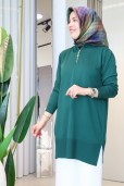 KADO YAKA FERMUARLI TRİKO TUNİK 2725015