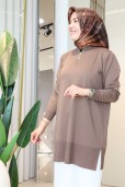 KADO YAKA FERMUARLI TRİKO TUNİK 2725015