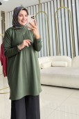 KADO YAN FERMUAR DETAYLI TUNİK 2725013