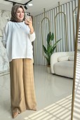 LEVİDOR YÜKSEK BEL KEMERLİ PANTOLON 410108