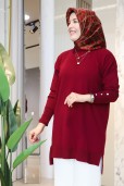 MARCHA KOL DÜĞME DETAYLI TUNİK 30203