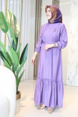 MELİH BSN DETAYLI ELBİSE 5172
