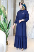 MELİH BSN DETAYLI ELBİSE 5172