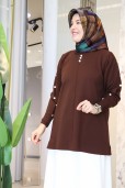 MELİH KOLLARI DÜĞMELİ TRİKO TUNİK 5015