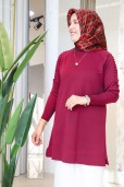 MELİH KOLLARI KOLLARI GOFRALI TRİKO TUNİK 5035