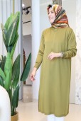 MELİH ÖN FERMUAR DETAYLI TUNİK 35359