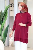 MELİH YANLARI DÜĞMELİ LİNYİSLİ TUNİK 5013