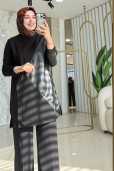 NOŞHE DERİ DETAY TUNİK 44004