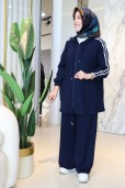 NOŞHE OMUZ ŞERİT DETAY PANTOLONLU TAKIM 4588