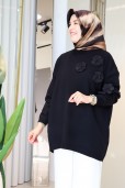 SOFF GÜLLÜ TRİKO BLUZ 5136