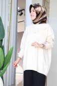 SOFF GÜLLÜ TRİKO BLUZ 5136